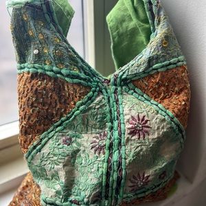 Bohemian Multicolored cross body bag